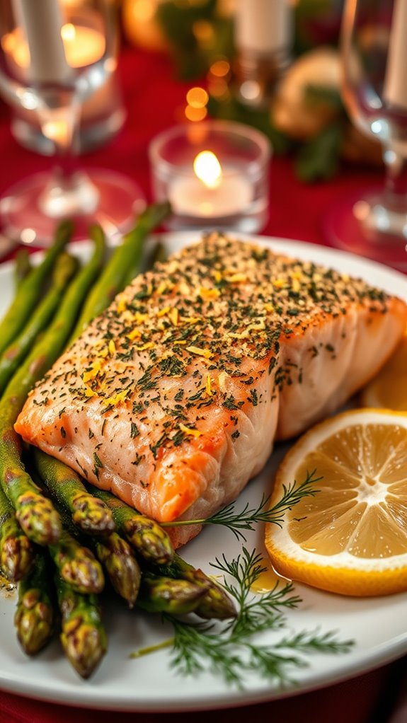 herb crusted salmon recipe