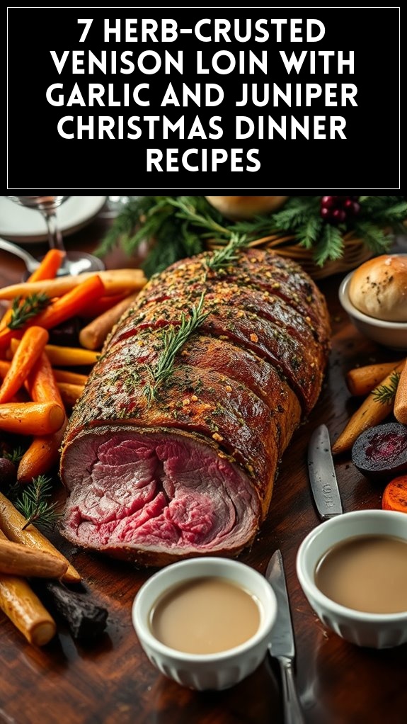 herb crusted venison recipe