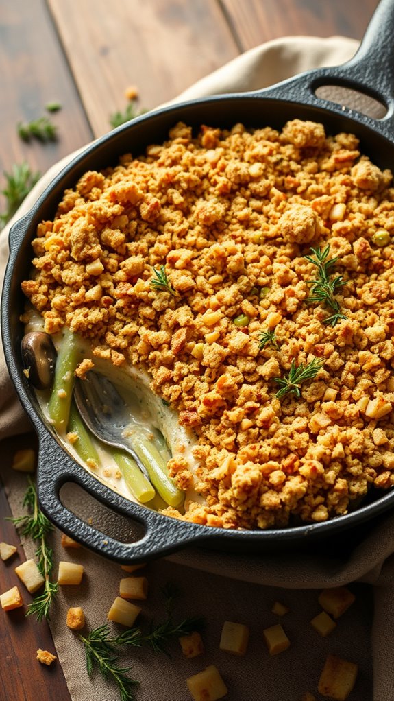 herb infused breadcrumb topping