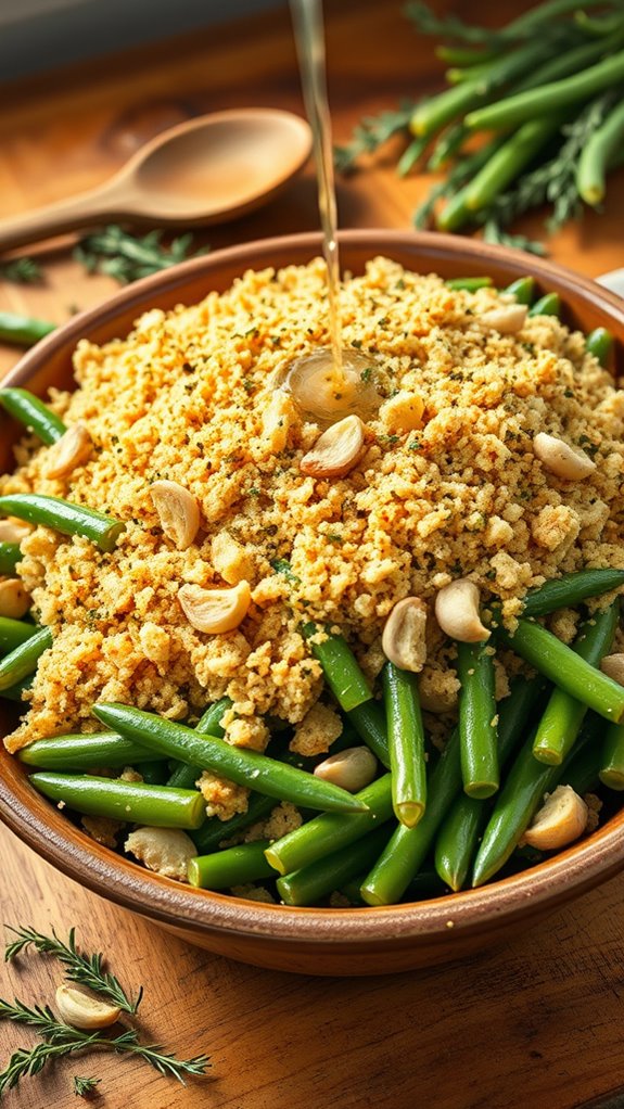 herb infused garlic butter casserole