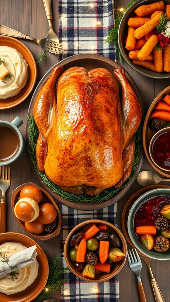 herb infused roast turkey