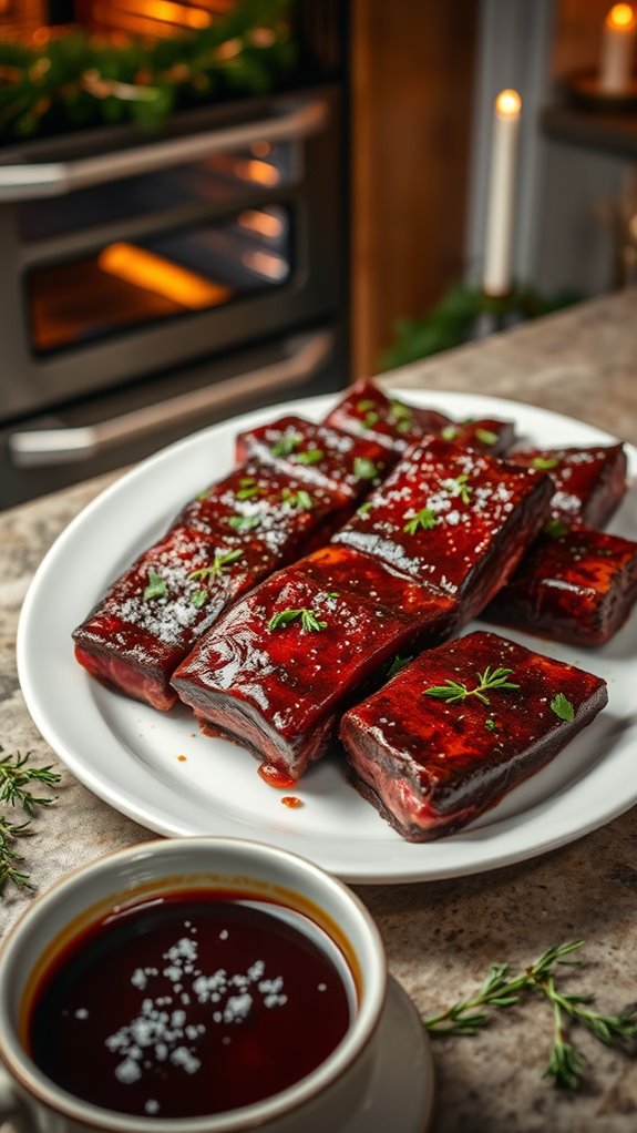 herb marinated beef ribs recipe