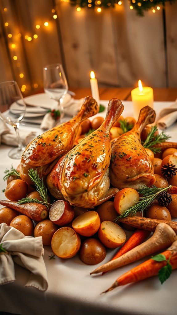 herb roasted chicken legs recipe