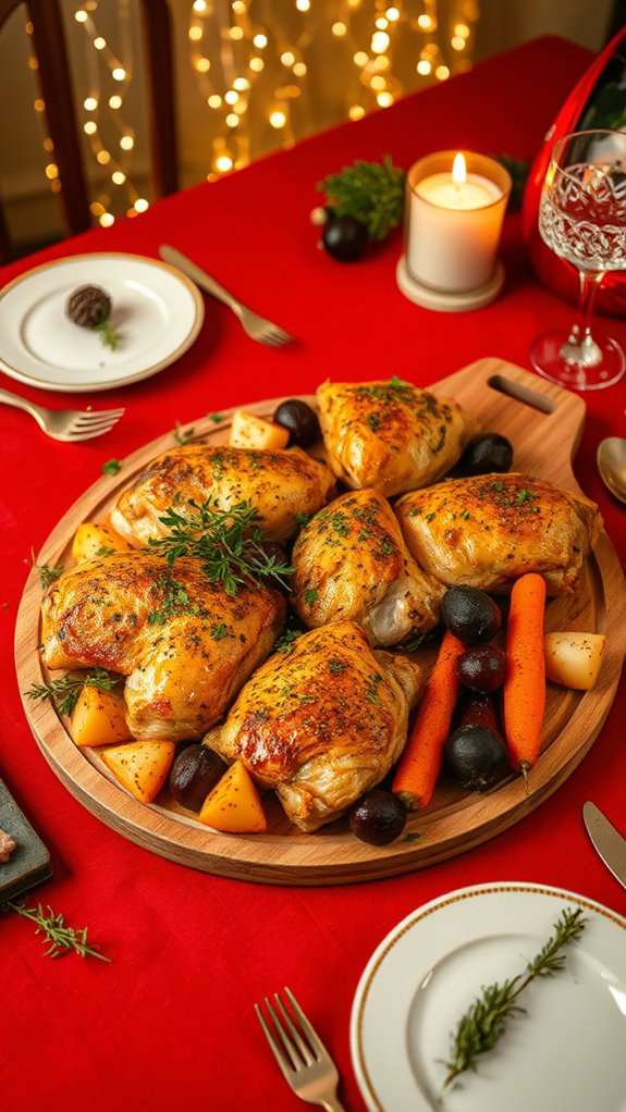 herb roasted chicken thighs recipe