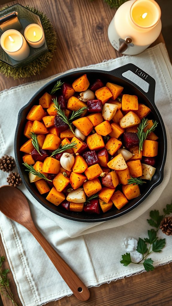 herb roasted root vegetable medley