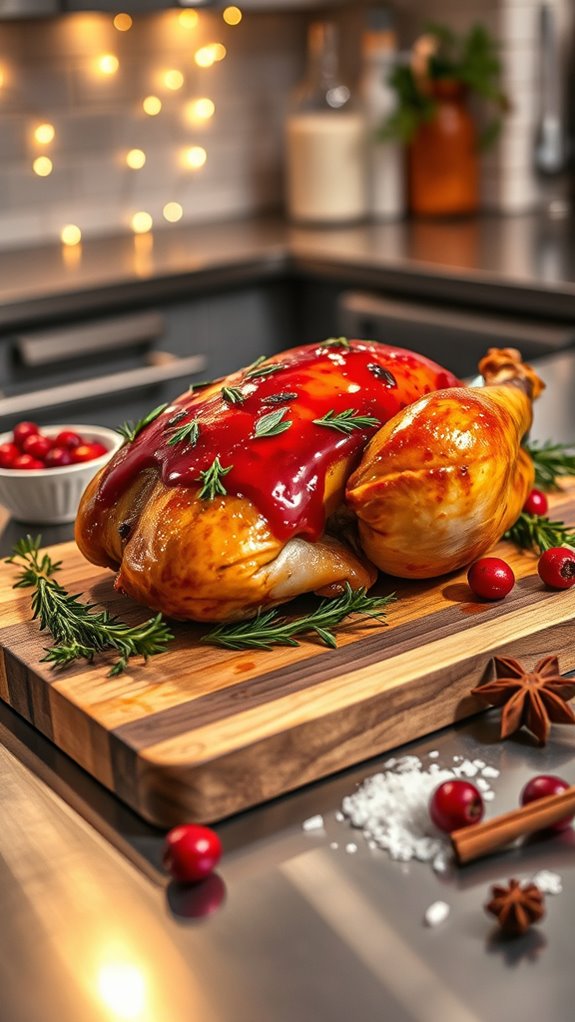 herb roasted turkey breast preparation