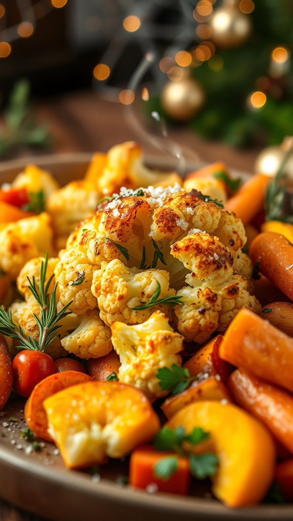 herb seasoned roasted cauliflower recipe
