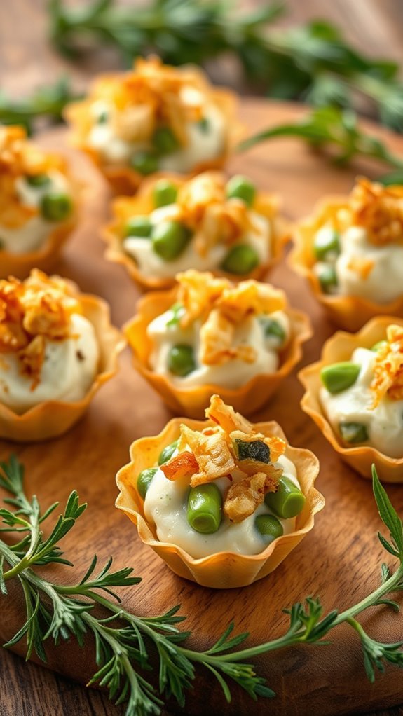 herbed cream cheese bites