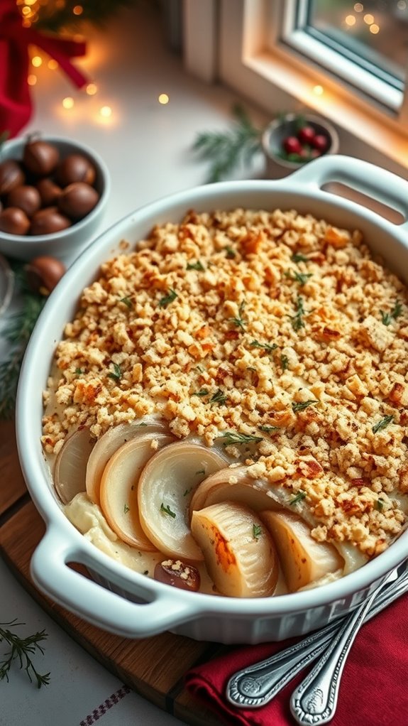 herbed creamed onions recipe