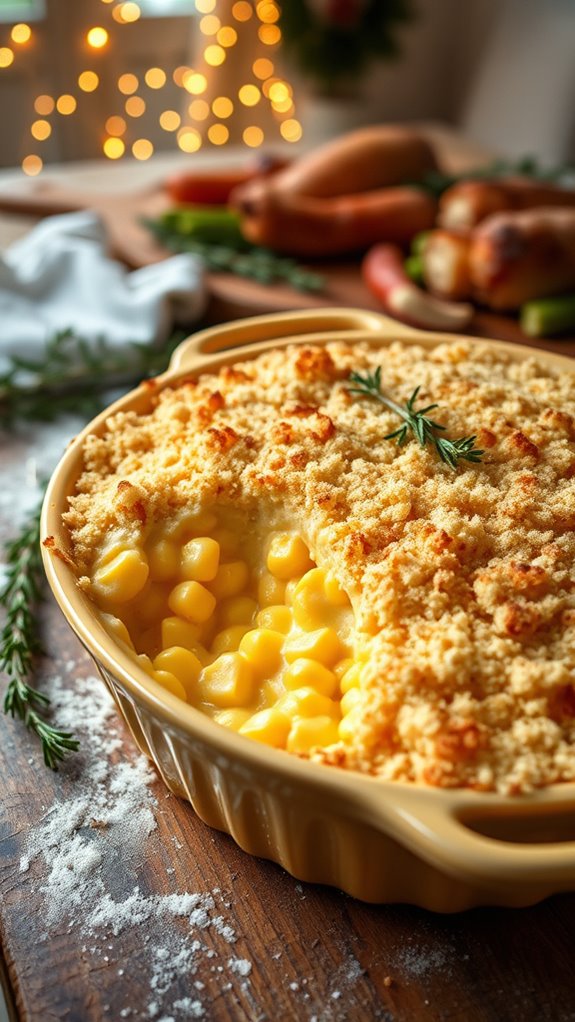 herbed creamy corn casserole