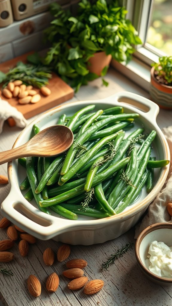 herbed green bean casserole