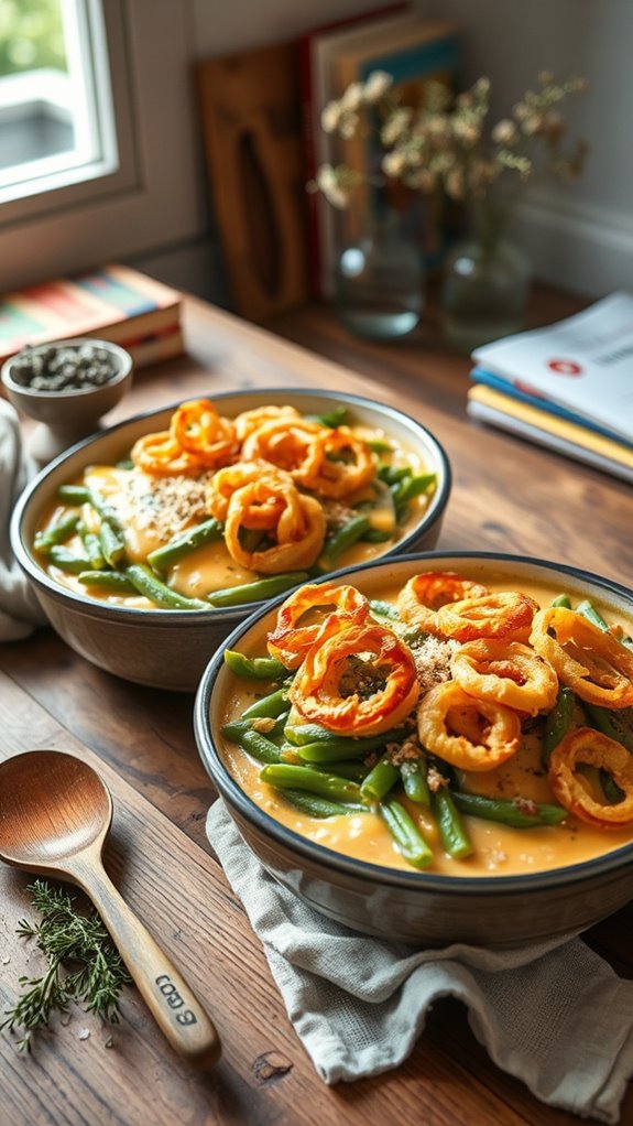 herbed green bean casserole