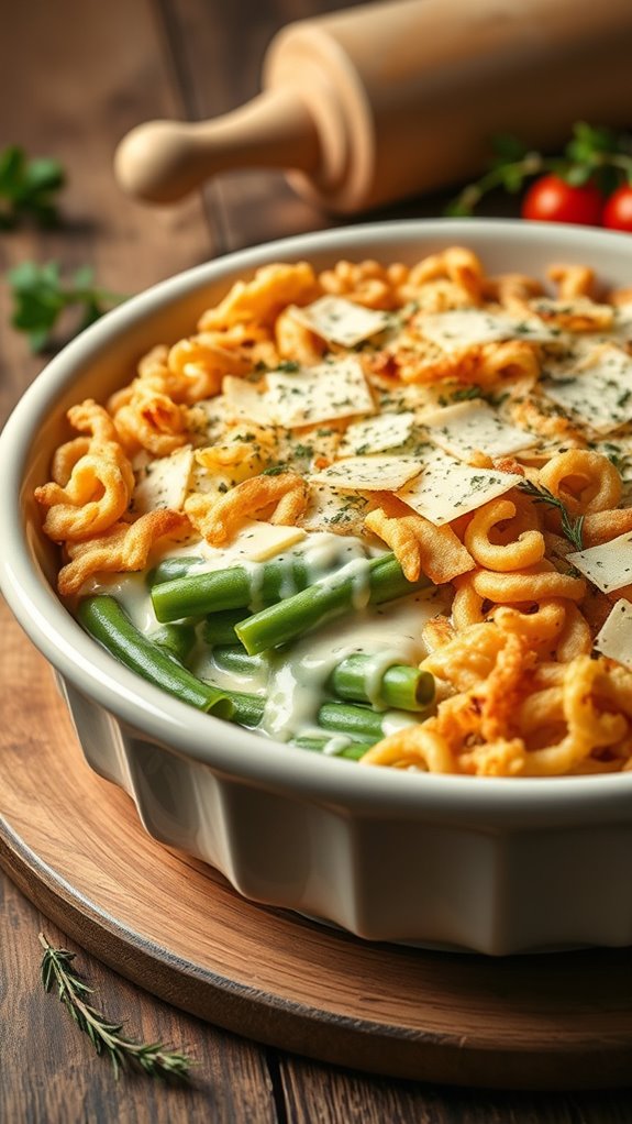 herbed green bean casserole