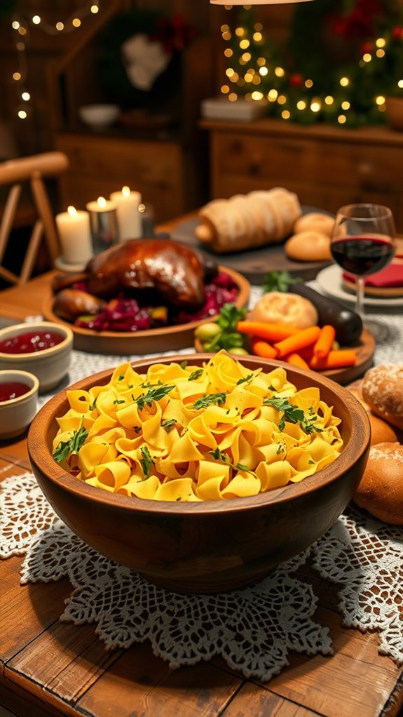 homemade german egg noodles