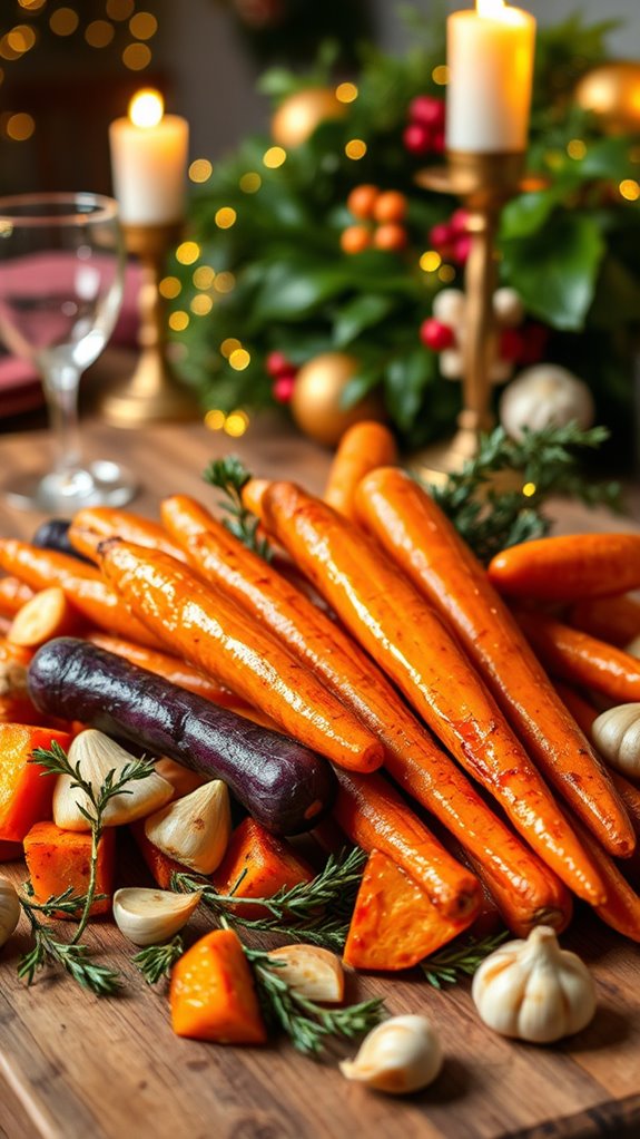 honey balsamic roasted carrots