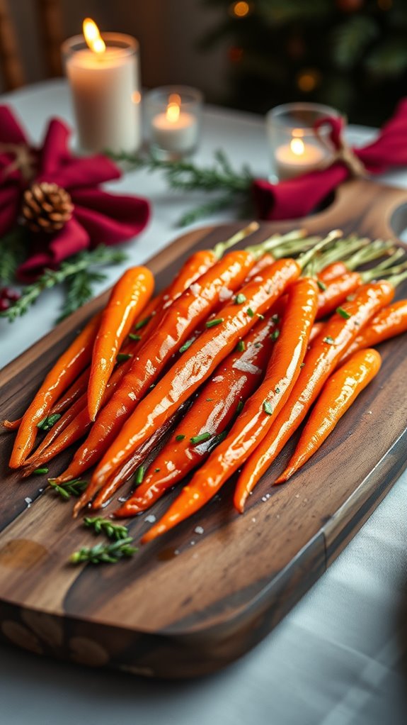 honey glazed carrot side dish