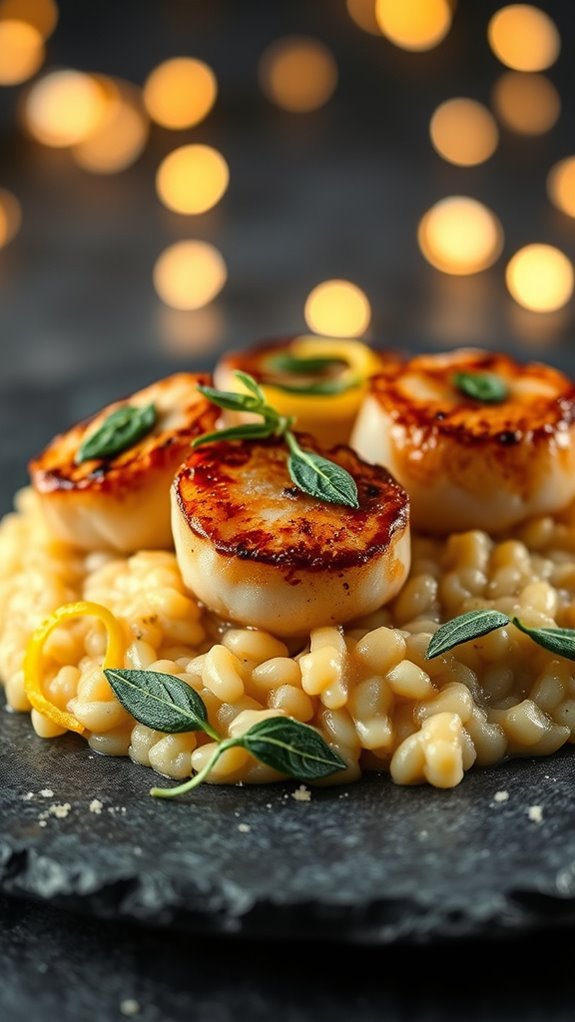honey glazed scallops recipe