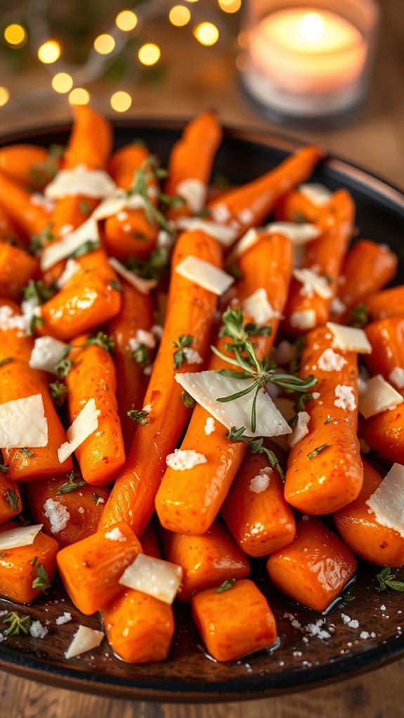 honey thyme roasted carrots