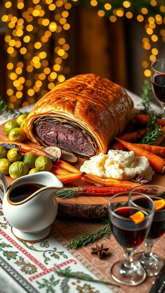 impressive festive beef dish