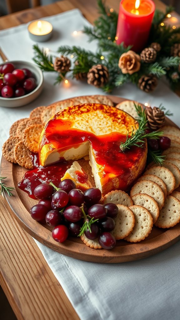 indulgent baked brie appetizer