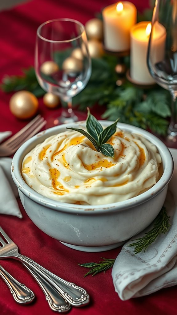 indulgent truffle mashed potatoes