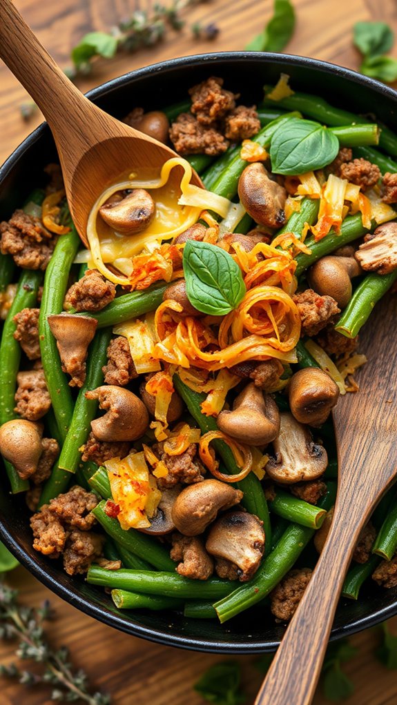 italian beef green bean casserole