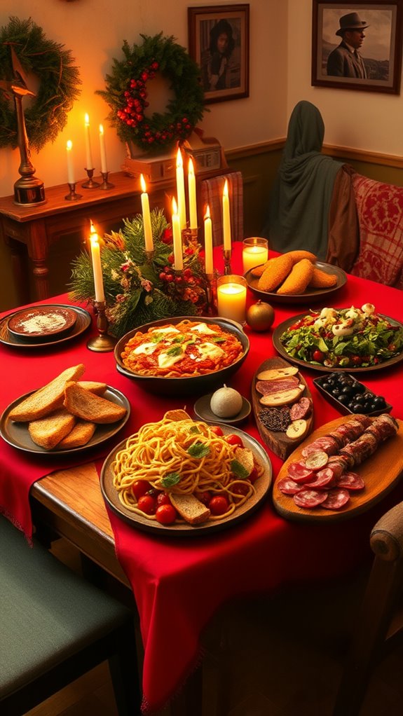 italian dinner holiday gathering