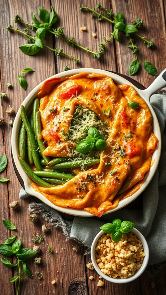 italian flavored green bean casserole