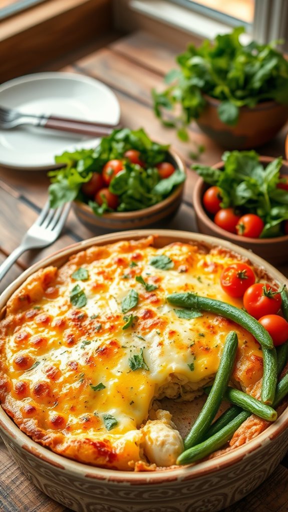 italian herb green bean bake