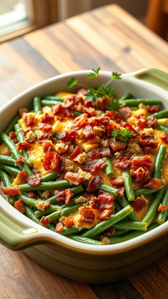 italian herb green bean casserole
