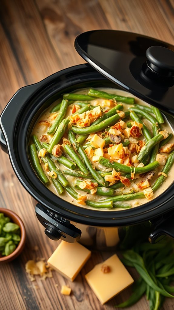 italian herb green bean casserole