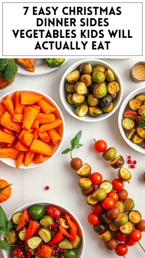 kid friendly christmas veggie sides