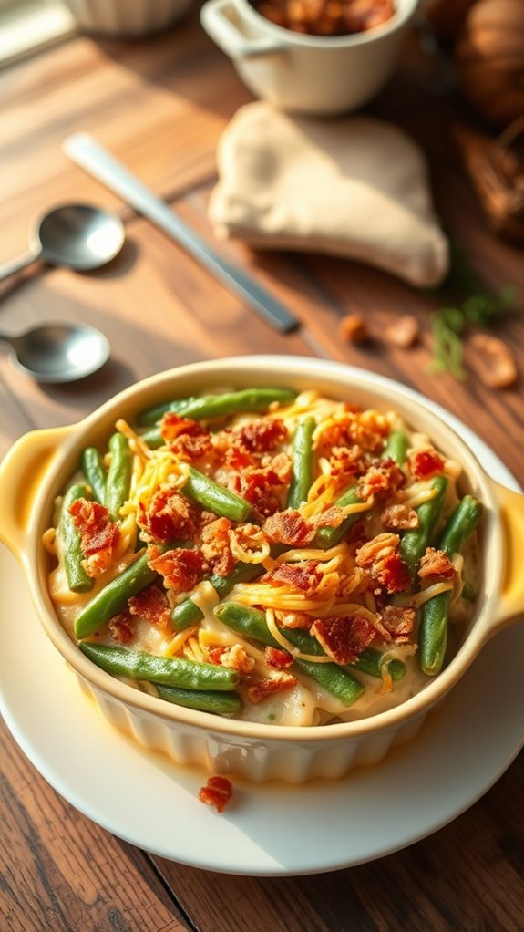 kid friendly green bean casserole