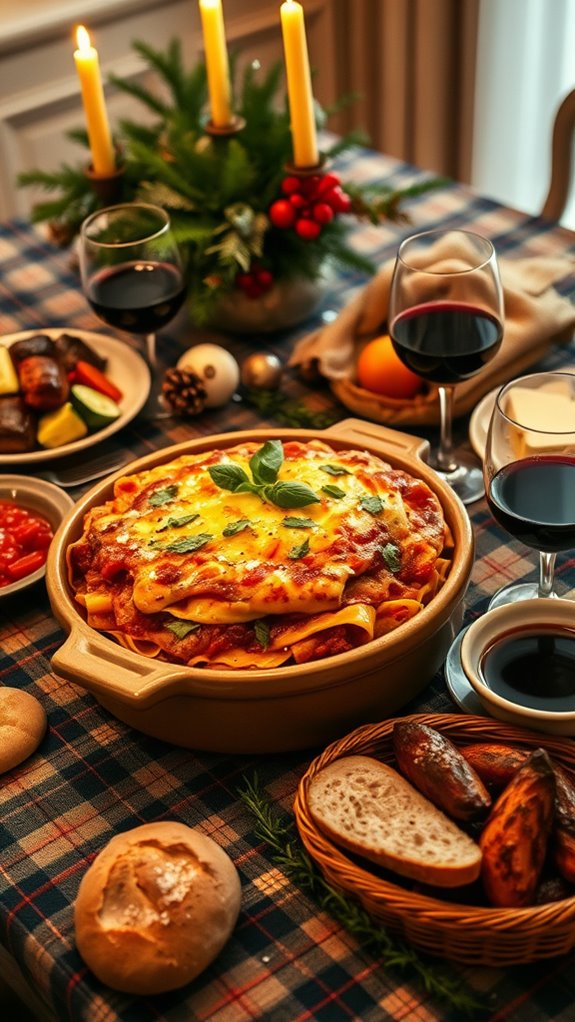 layered italian comfort dish