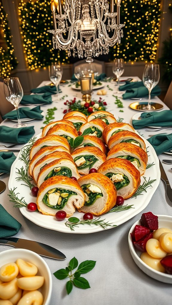 leftover stuffed chicken skillet