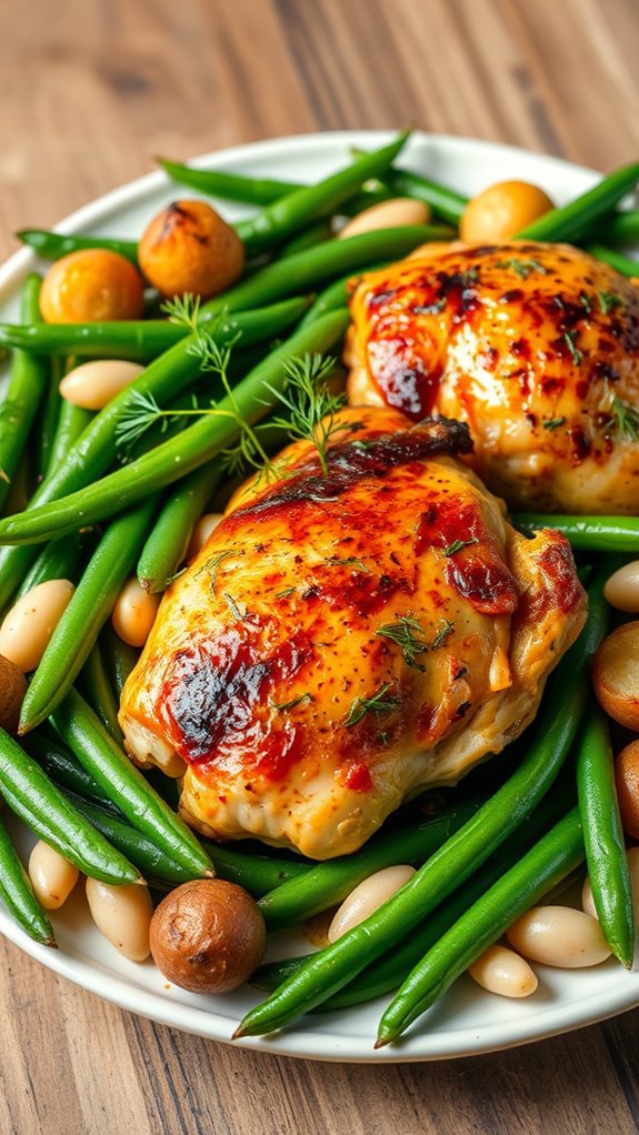 lemon dill chicken green bean casserole