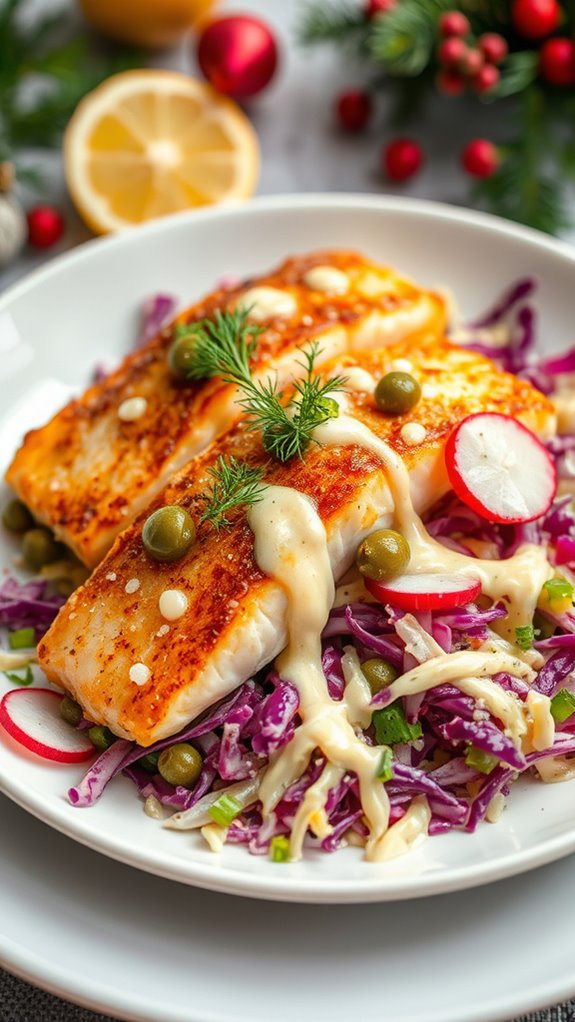 lemon dill snapper tacos