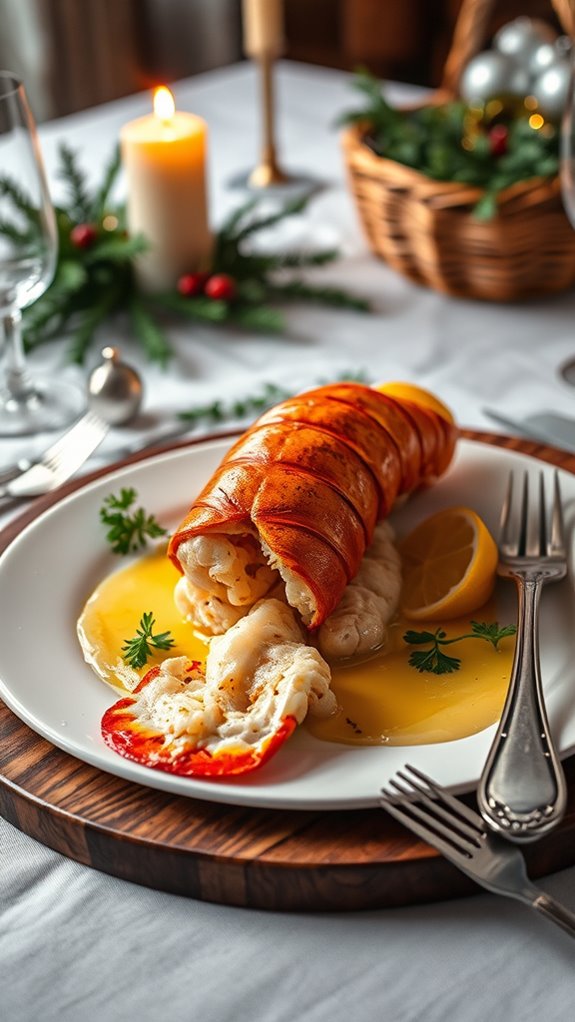 lemon garlic butter lobster tail