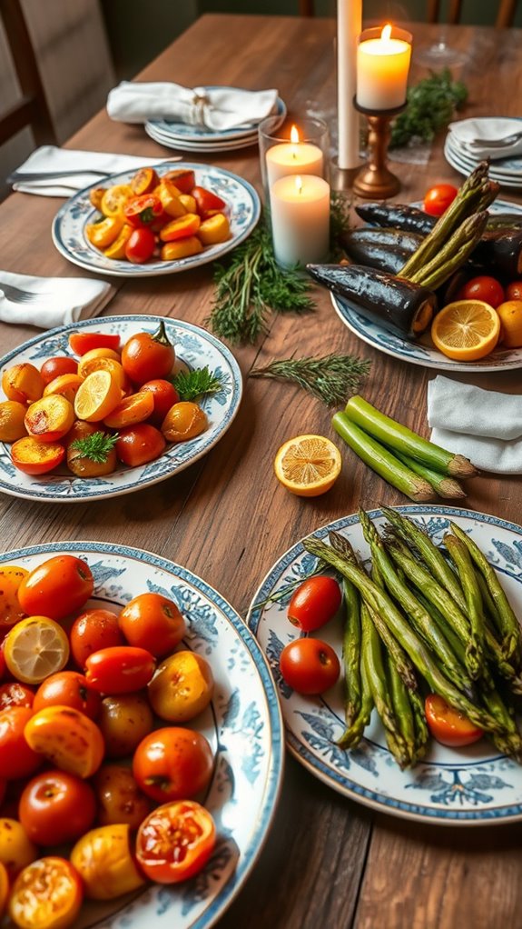 lemon garlic roasted vegetables recipe