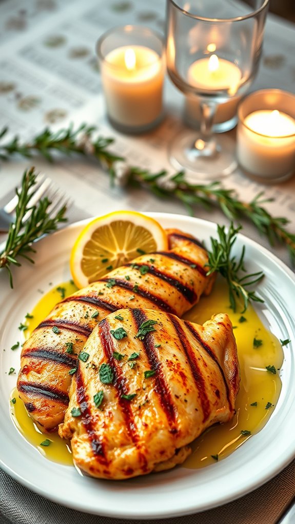 lemon herb grilled chicken