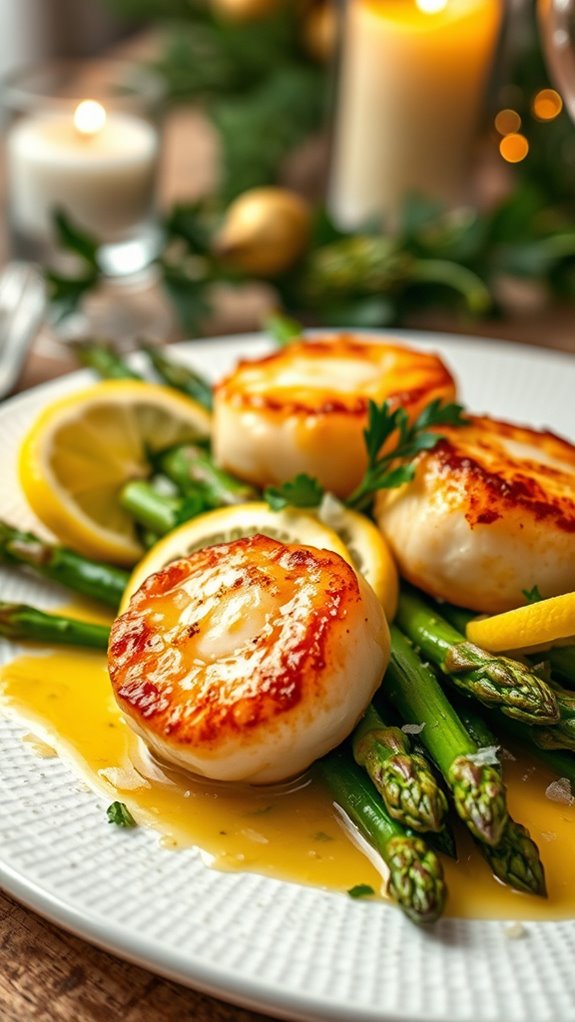 lemon herb scallops recipe