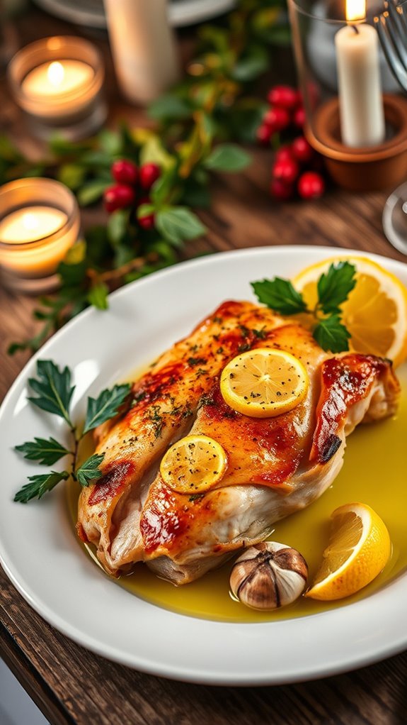 lemon infused roasted chicken