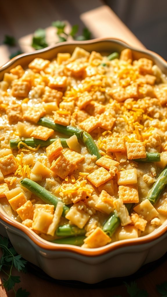 lemon zest green bean casserole