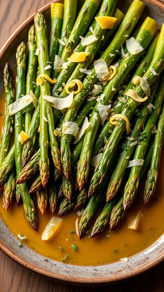 lemon zest herb asparagus