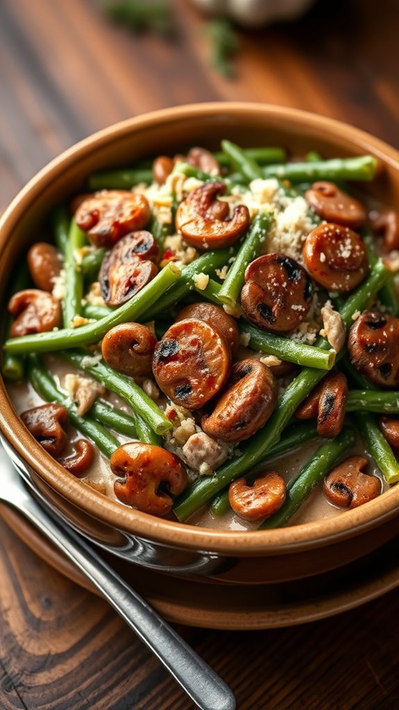 loaded green bean casserole