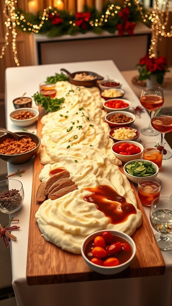 loaded mashed potato bar