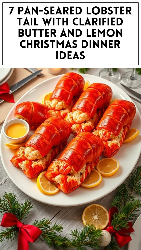 lobster tail christmas dinner