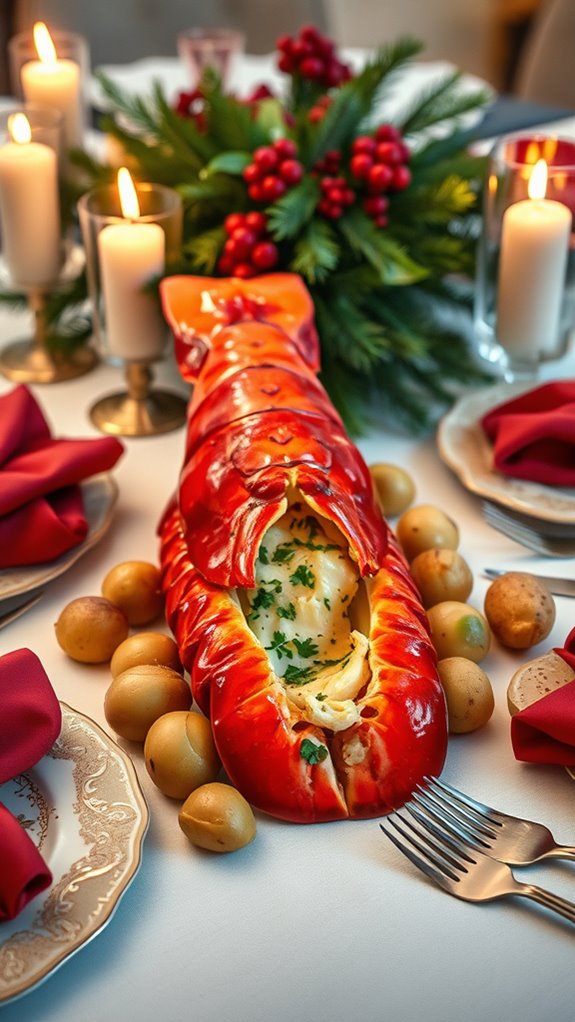 lobster tail garlic butter