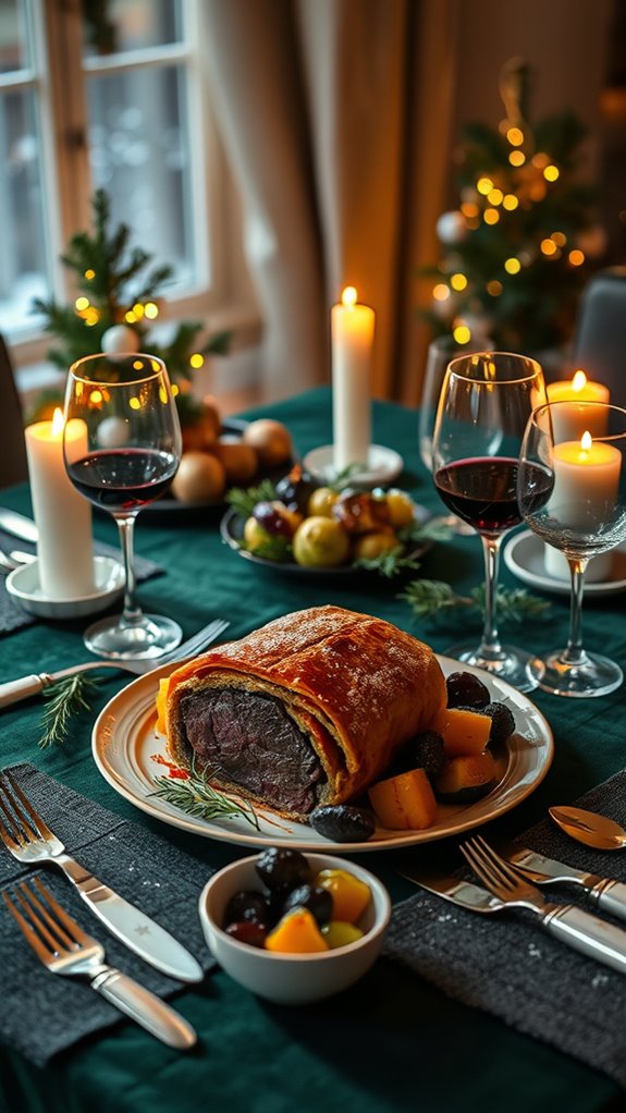 luxurious beef filet dish