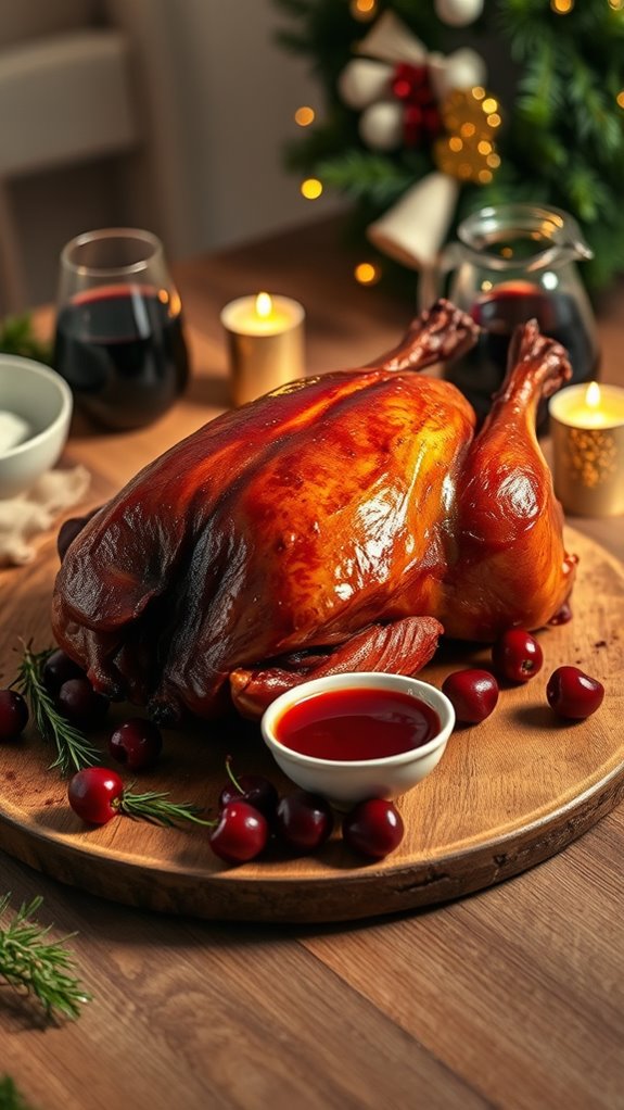 luxurious roast duck dish